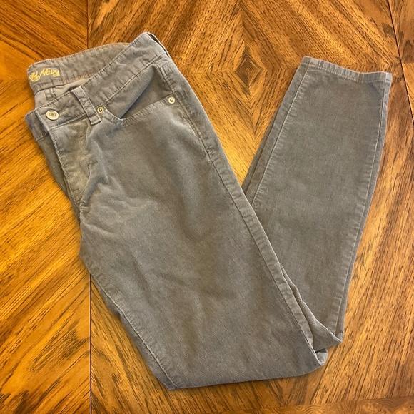 OLD NAVY grey corduroy women’s pants - size 8 - Picture 1 of 5
